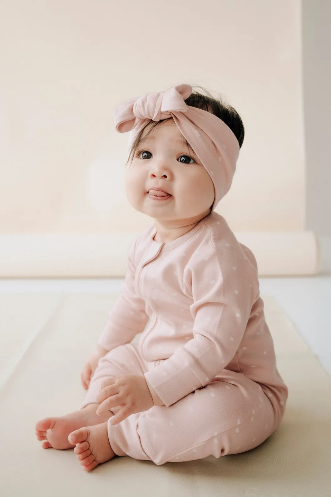 Organic Cotton Headband - Mon Amour Rose