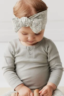 Organic Cotton Headband - Rosalie Fields Smoke