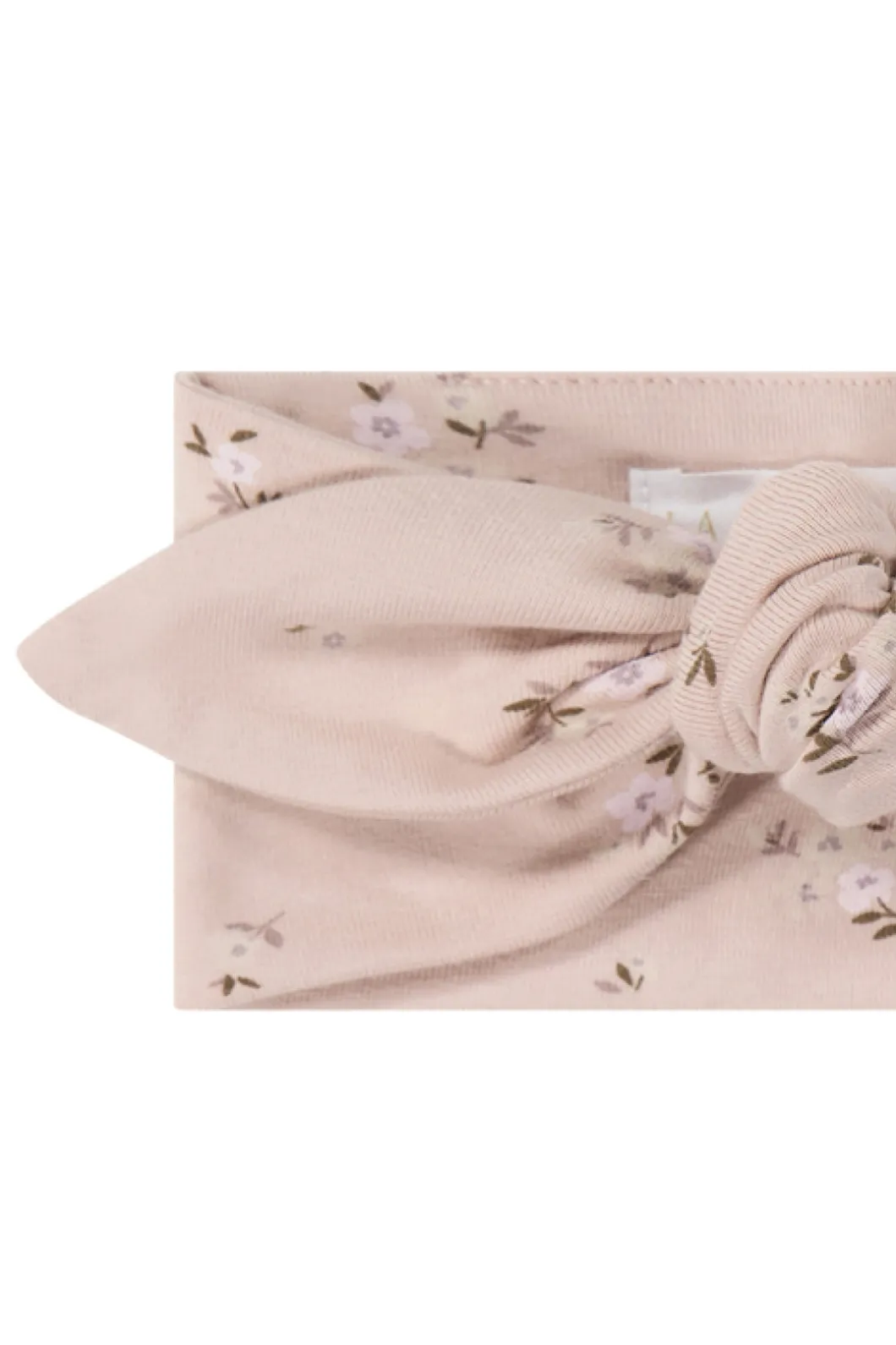 Organic Cotton Headband - Goldie Bouquet Rose