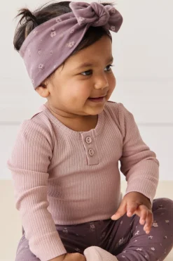 Organic Cotton Headband - Goldie Huckleberry Large