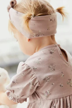 Organic Cotton Headband - Lauren Floral Fawn