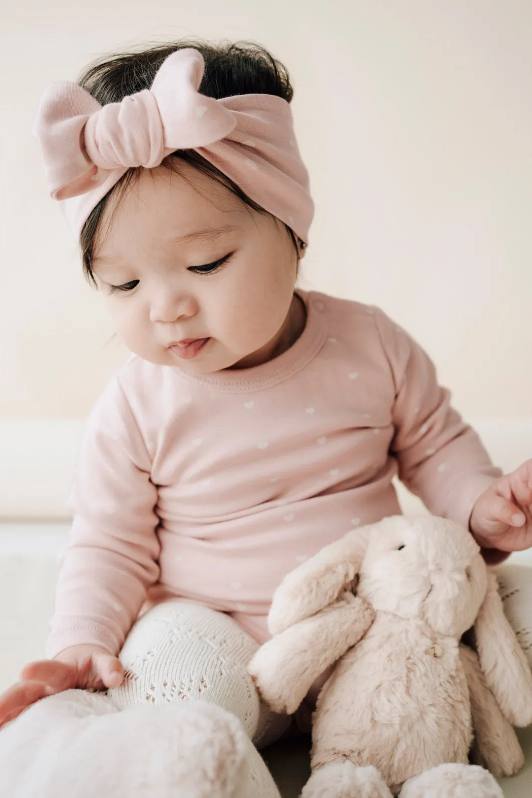 Organic Cotton Headband - Mon Amour Rose