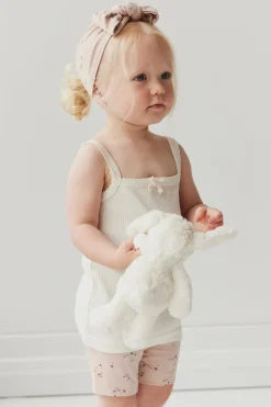 Organic Cotton Headband - Goldie Bouquet Rose