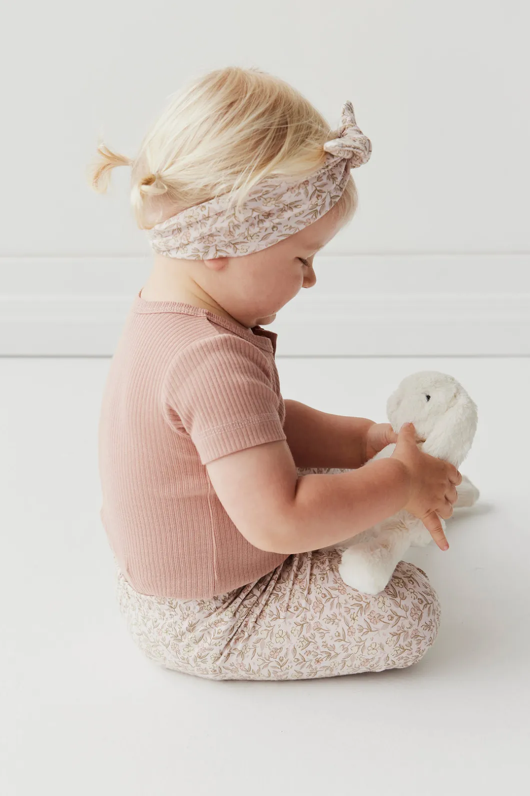 Organic Cotton Headband - Ariella Mauve