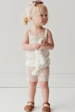 Organic Cotton Headband - Goldie Bouquet Rose