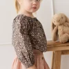 Organic Cotton Heather Blouse - Winter Moonless Night