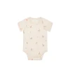Organic Cotton Hudson Short Sleeve Bodysuit - Fable Deer Cloud