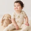 Organic Cotton Hudson Short Sleeve Bodysuit - Little Ted
