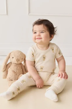 Organic Cotton Hudson Short Sleeve Bodysuit - Little Ted