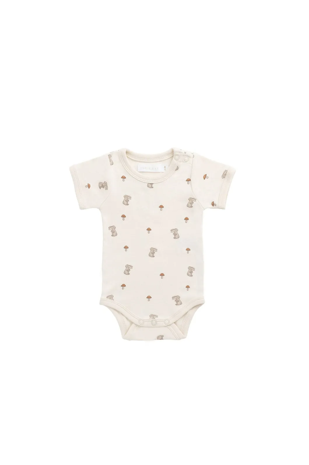 Organic Cotton Hudson Short Sleeve Bodysuit - Le Lapin