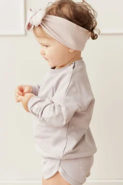 Organic Cotton Ivy Shortie - Annie Ditzy Violet Ice