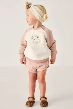 Organic Cotton Ivy Shortie - Dusky Rose
