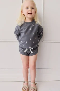 Organic Cotton Ivy Shortie - Cherry Love Lava