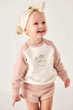 Organic Cotton Ivy Shortie - Dusky Rose