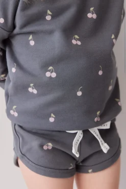 Organic Cotton Ivy Shortie - Cherry Love Lava