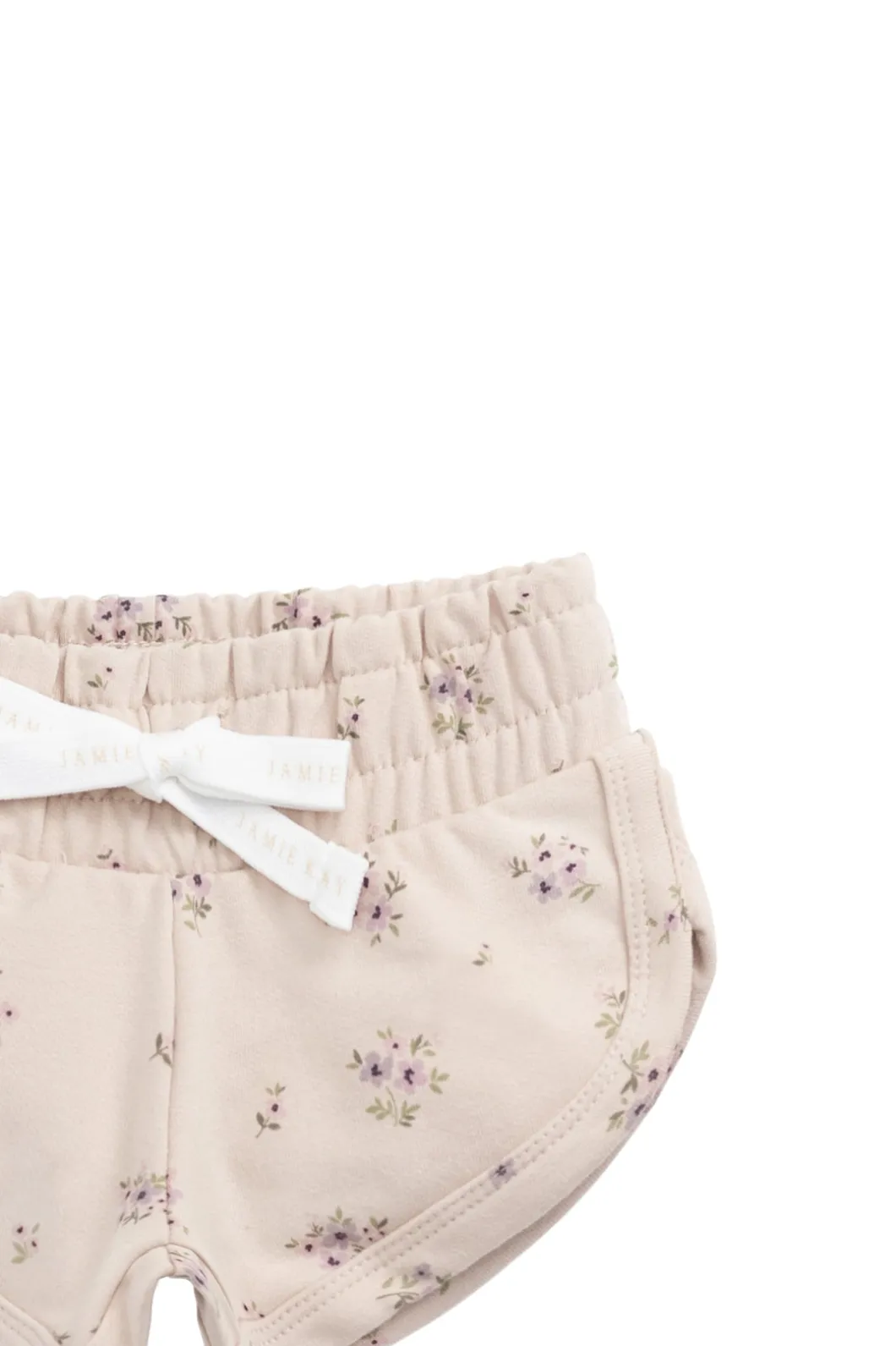 Organic Cotton Ivy Shortie - Goldie Bouquet Pink Tint