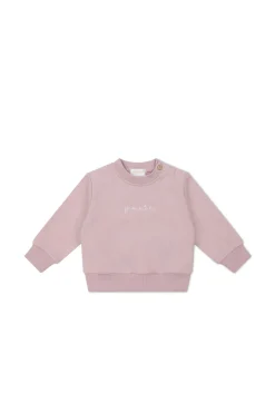 Organic Cotton Jalen Oversized Jumper - Heather Haze