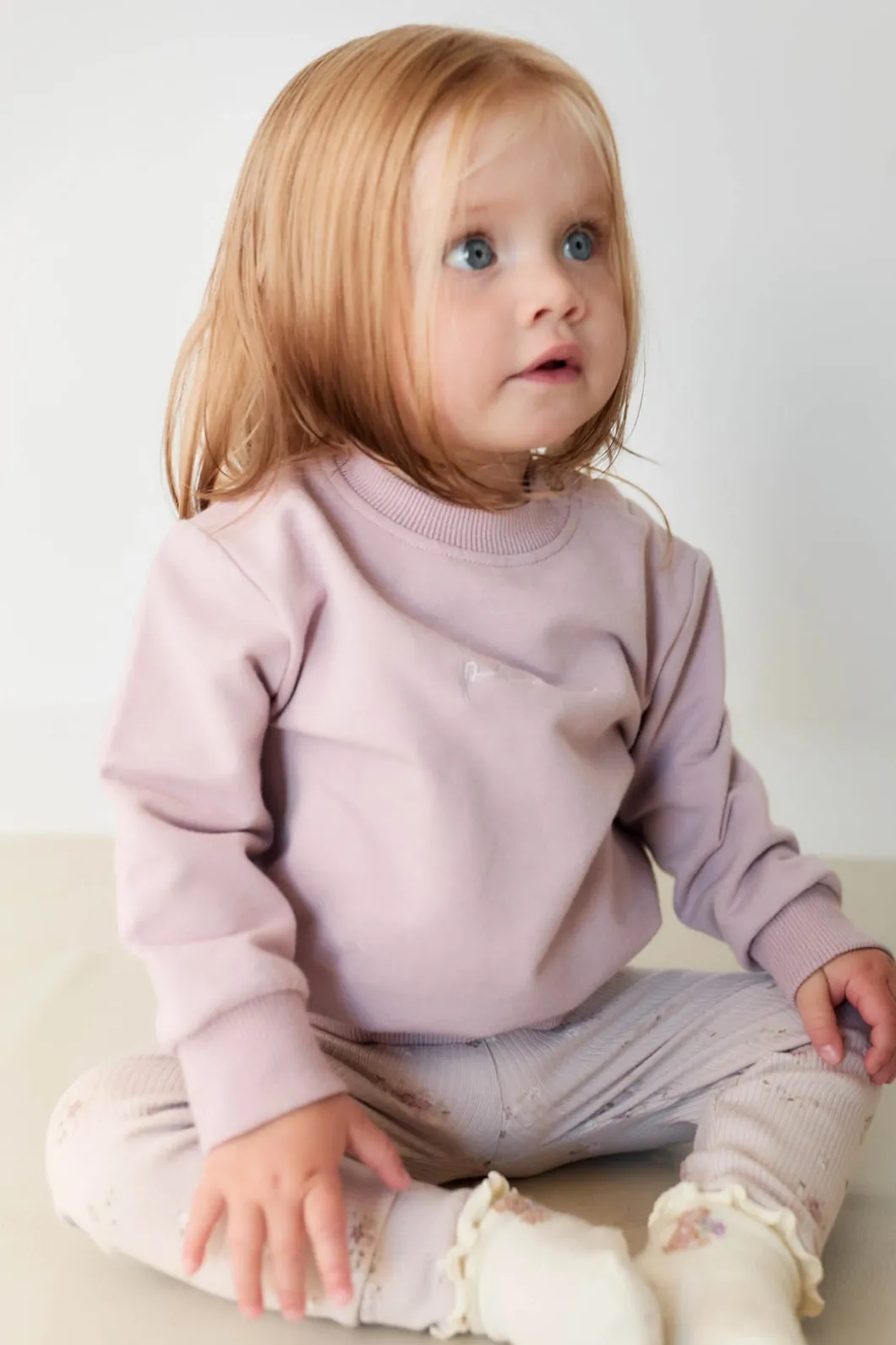 Organic Cotton Jalen Oversized Jumper - Heather Haze