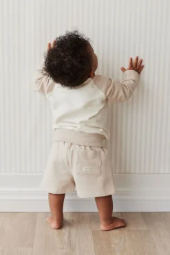 Organic Cotton Jalen Short - Soft Sand