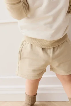 Organic Cotton Jalen Short - Biscuit