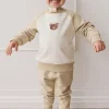 Organic Cotton Jalen Track Pant - Biscuit
