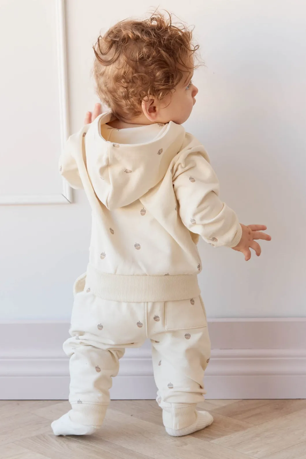 Organic Cotton Jalen Track Pant - Acorns Whitecap Gray
