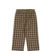 Organic Cotton Kingston Pant - Gingham Shitake