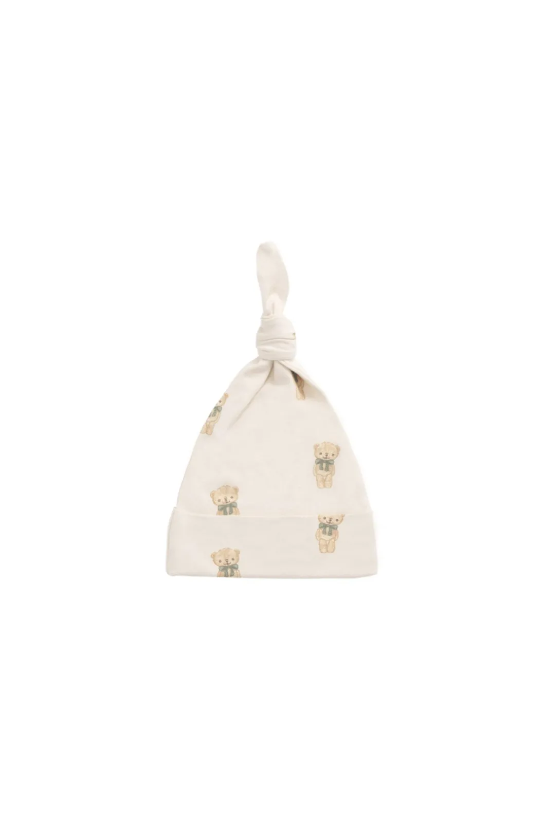 Organic Cotton Knot Beanie - Little Ted