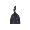 Organic Cotton Knot Beanie - Fox Cubs Constellation