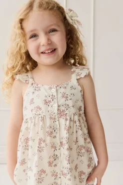 Organic Cotton Leah Top - Selena Blush