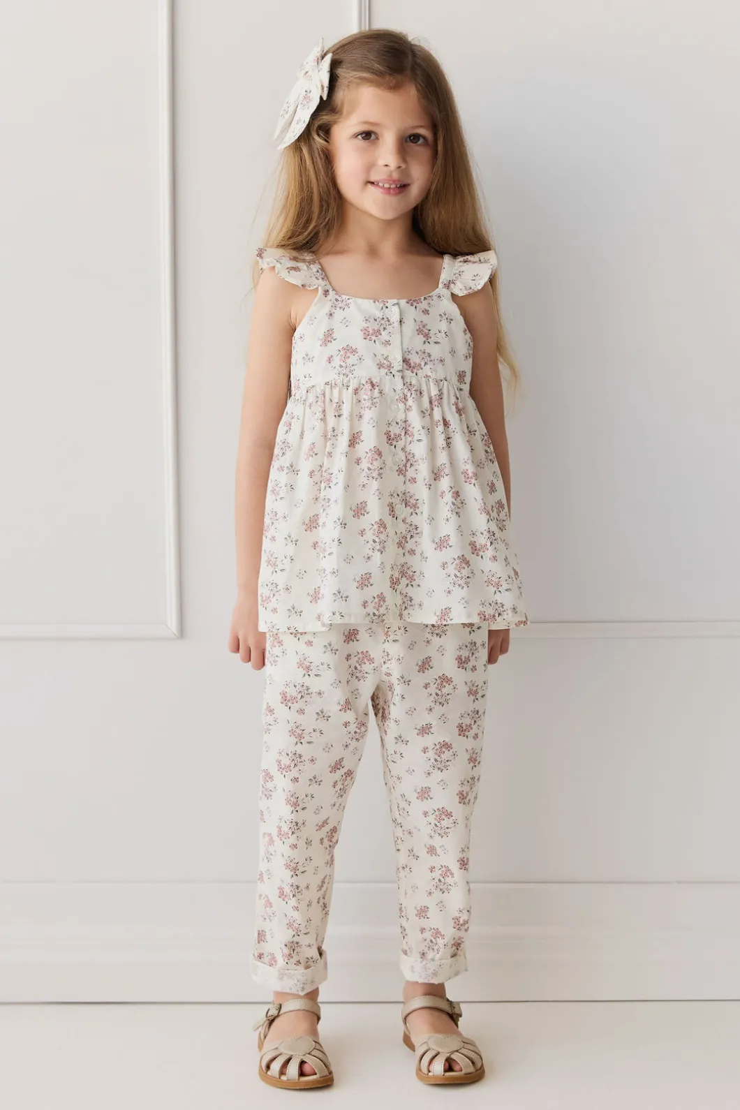 Organic Cotton Leah Top - Selena Blush