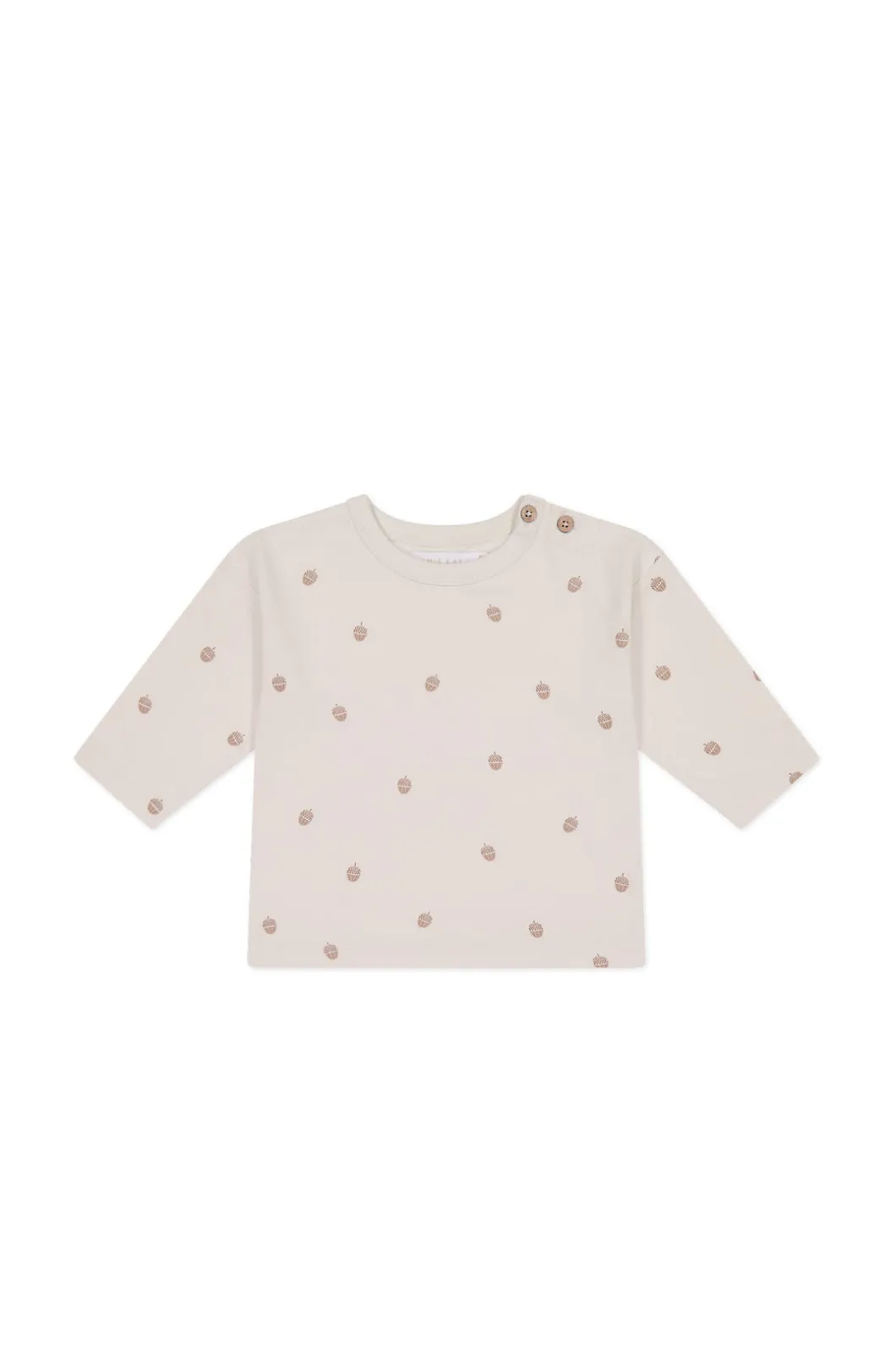 Organic Cotton Levi Long Sleeve Top - Acorns Tofu