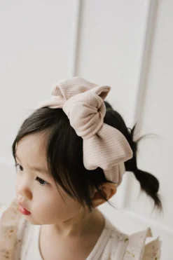 Organic Cotton Lilian Headband - Rose Dust