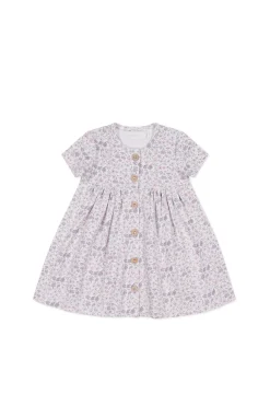 Organic Cotton Lola Dress - Fifi Lilac