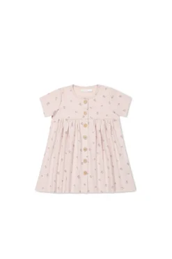 Organic Cotton Lola Dress - Meredith Violet