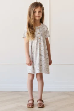 Organic Cotton Lola Dress - Fifi Lilac