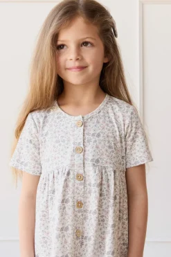 Organic Cotton Lola Dress - Fifi Lilac