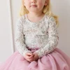 Organic Cotton Long Sleeve Top - Penny's Egg Hunt Parisian Pink