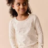 Organic Cotton Long Sleeve Top - Briella Whisper