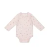 Organic Cotton Long Sleeve Bodysuit - Meredith Violet