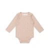 Organic Cotton Long Sleeve Bodysuit - Amber Rose