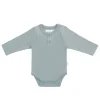 Organic Cotton Long Sleeve Bodysuit - Pond