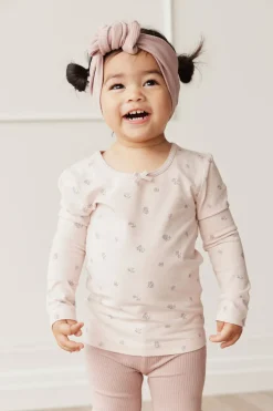 Organic Cotton Long Sleeve Top - Meredith Violet