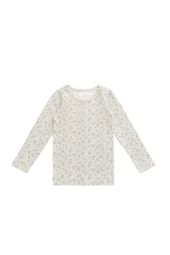 Organic Cotton Long Sleeve Top - Adnola Floral