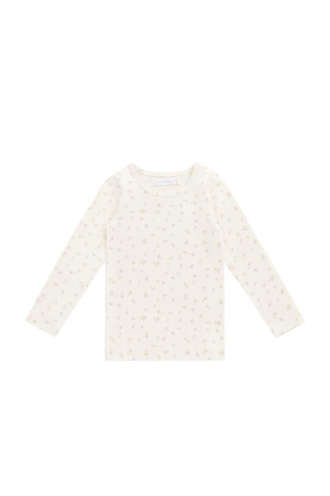 Organic Cotton Long Sleeve Top - Briella Whisper