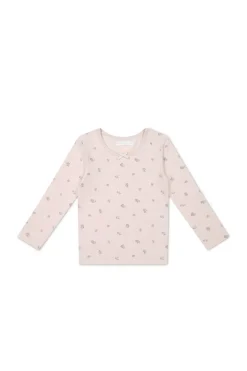 Organic Cotton Long Sleeve Top - Meredith Violet