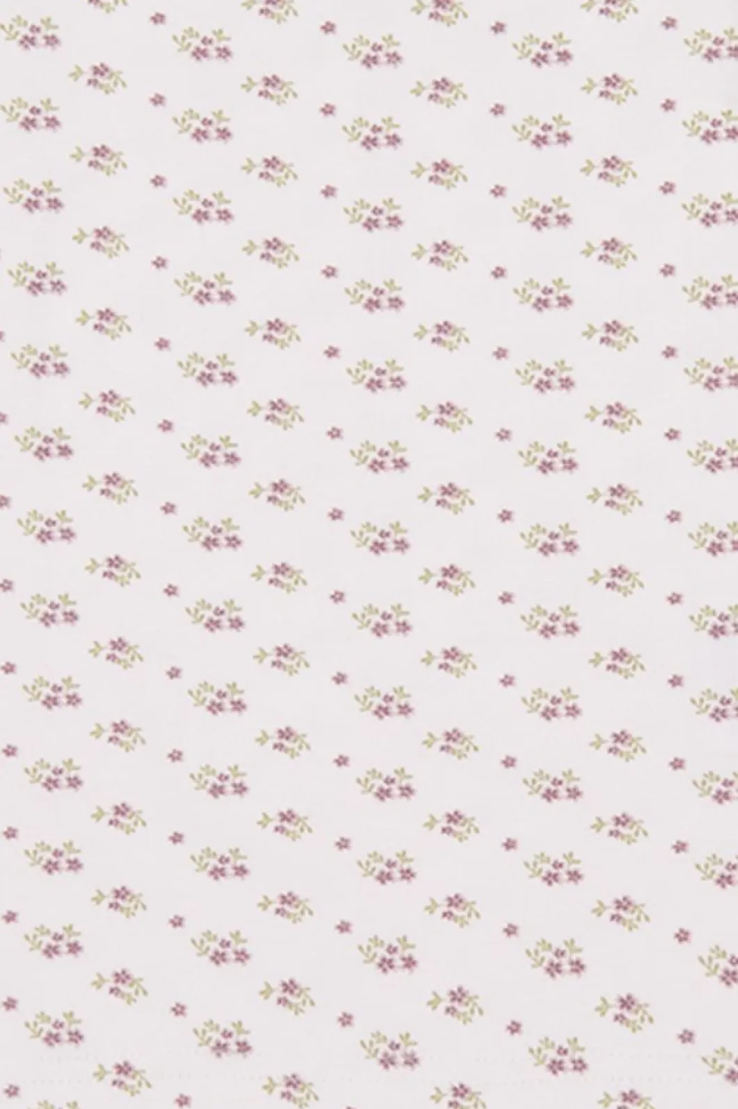 Organic Cotton Long Sleeve Top - Rose Floral Pink