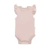 Organic Cotton Maddie Bodysuit - Shell Pink