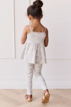 Organic Cotton Maple Singlet - Fifi Lilac