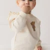 Organic Cotton Maple Sweatshirt - Cloud Little Georgie